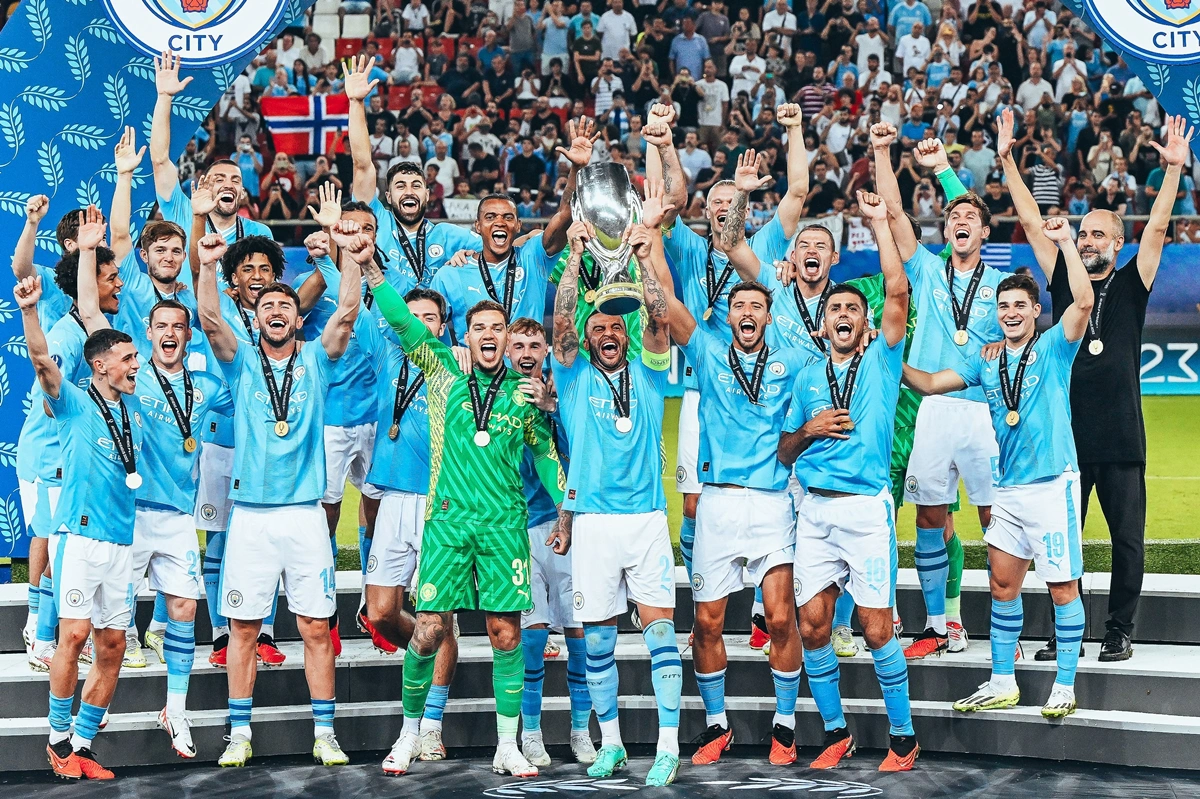 Manchester City venceu a Supercopa da Europa