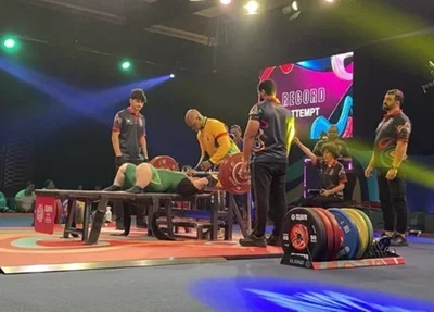 Mariana D'Andrea no mundial de halterofilismo