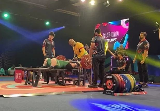 Mariana D'Andrea no mundial de halterofilismo