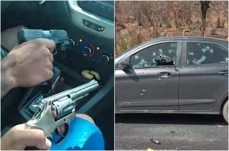 Membros do PCC gravaram vídeo ostentando armas antes de serem mortos na PI 395 em Palmeira do Piauí