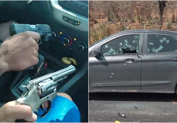 Membros do PCC gravaram vídeo ostentando armas antes de serem mortos na PI 395 em Palmeira do Piauí