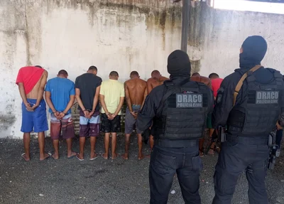 Membros do PCC presos pelo DRACO