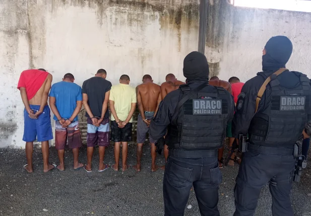 Membros do PCC presos pelo DRACO