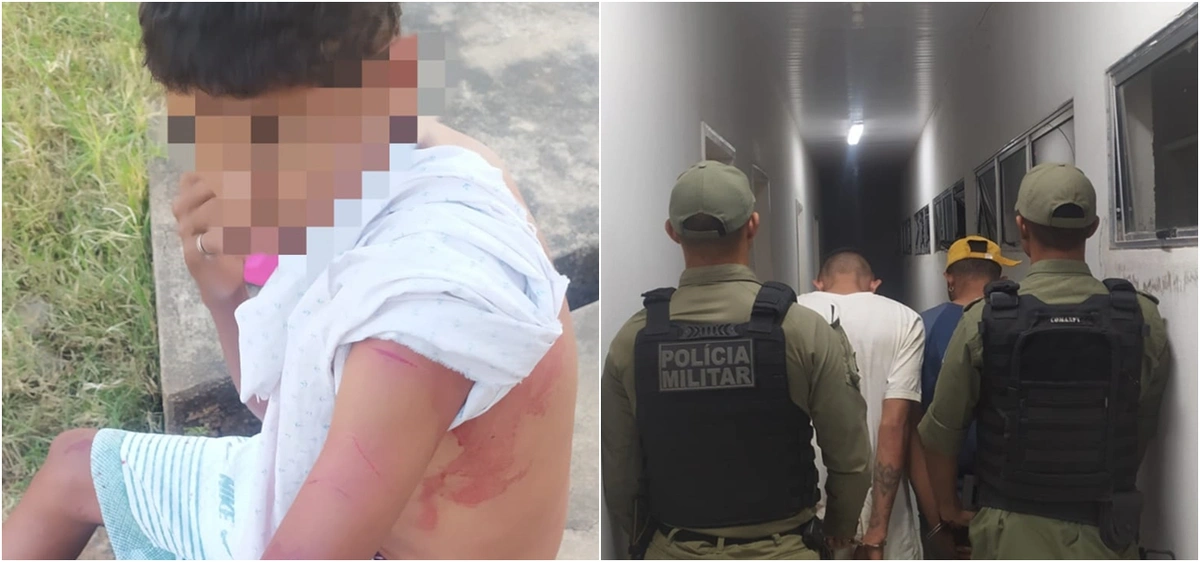 Menor de idade esfaqueado e suspeitos presos