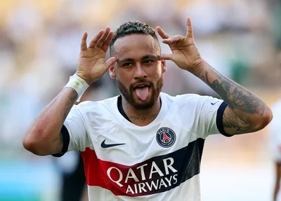 Neymar marcou duas vezes na vitória do PSG