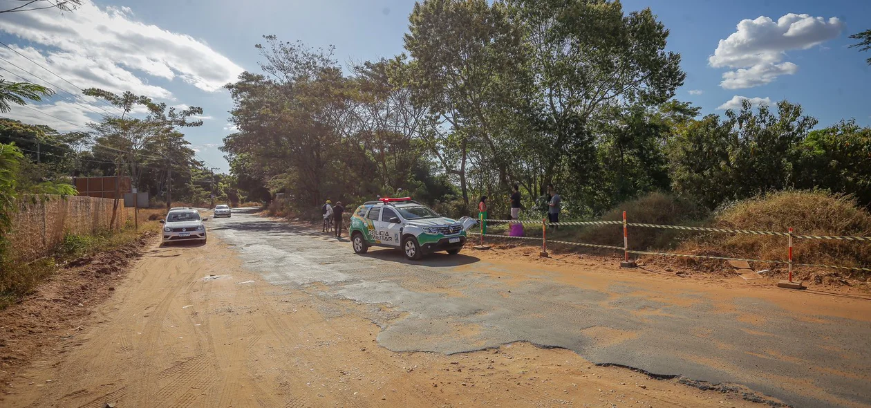 O acidente ocorreu na Estrada da Alegria