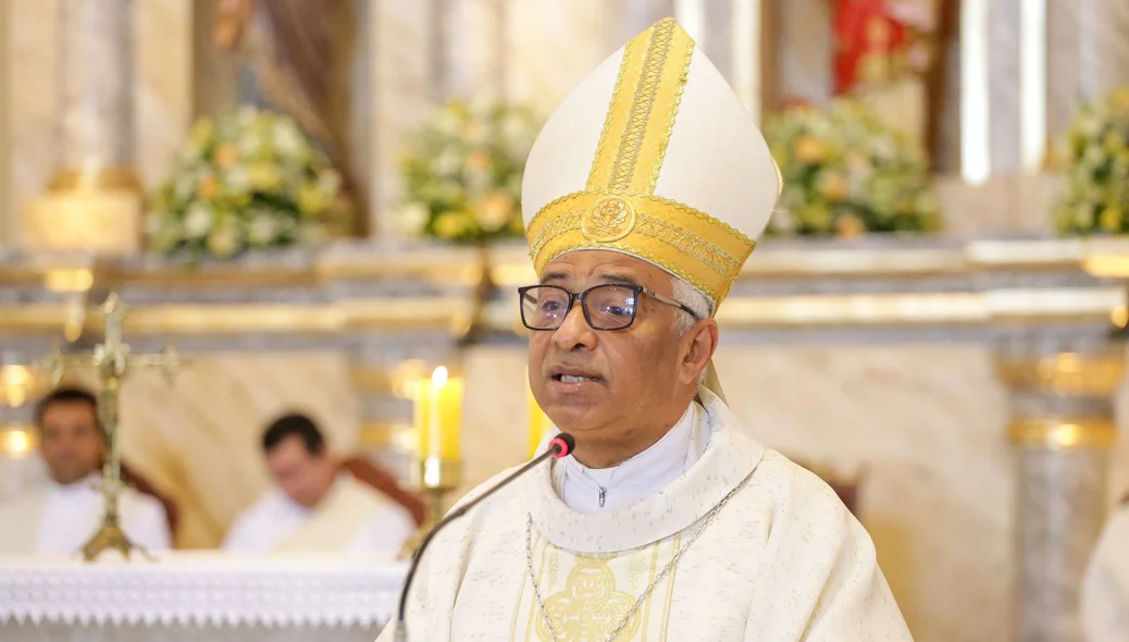 O arcebispo de Teresina, Dom Juarez, presidiu a celebração