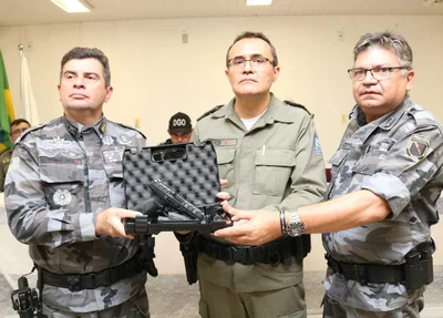O Comandante-Geral da Polícia Militar do Piauí, Coronel Scheiwann Lopes, esteve na ocasião