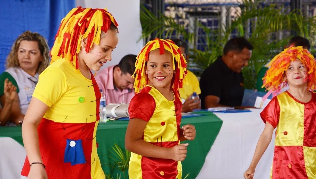 O evento foi marcado por com muita alegria