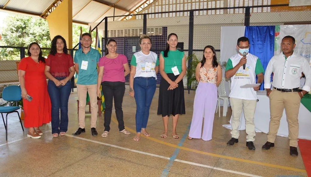 O Prefeito João Arilson, o vice-prefeito Evaldo Sotero e os Secretários Municipais estiveram presentes