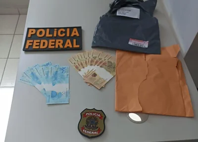PF prende homem em flagrante com dinheiro falso