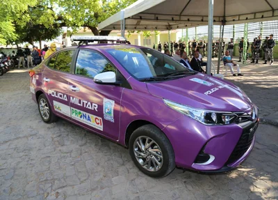 Polícia Militar entrega viatura lilás e implanta Patrulha Maria da Penha em Floriano