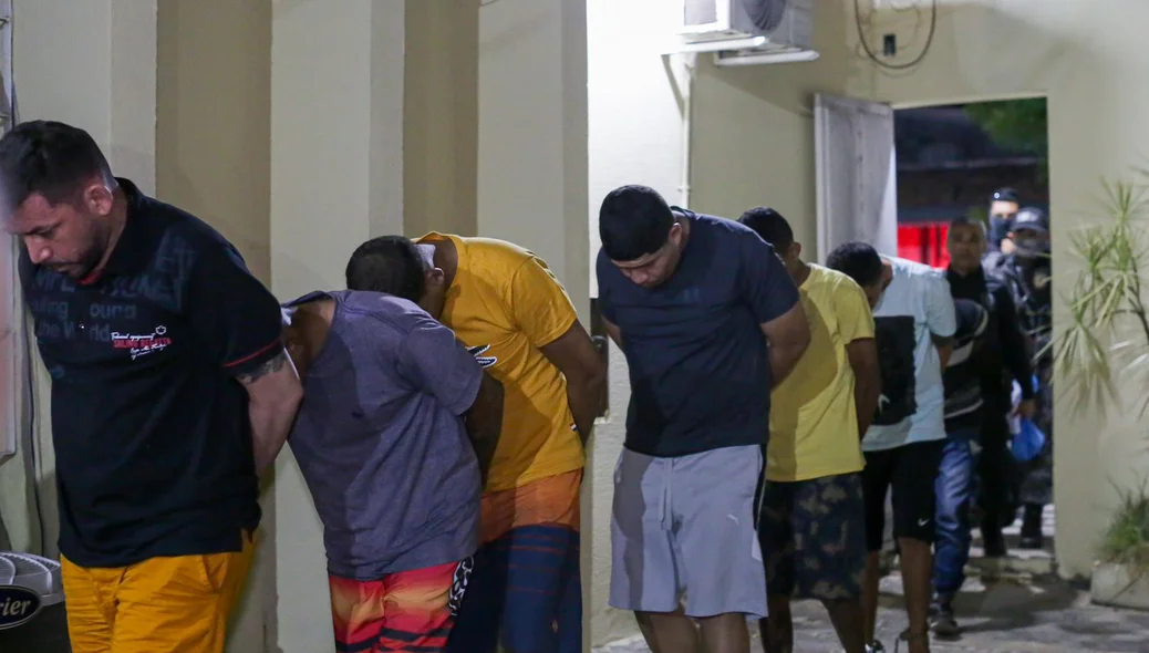 Polícia prendeu sete faccionados