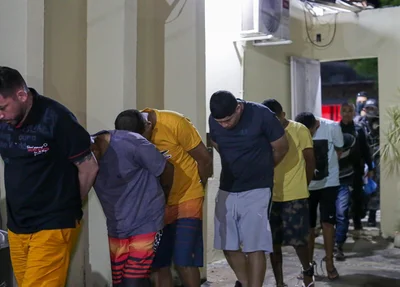 Polícia prendeu sete faccionados