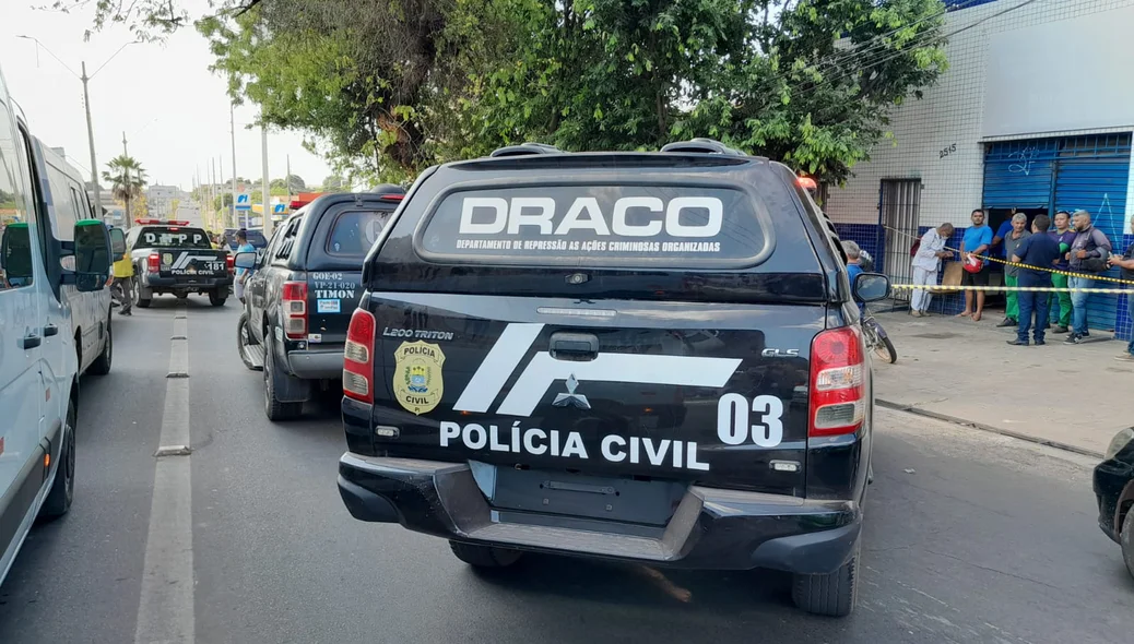 Policiais do DRACO foram acionados para atender a ocorrência