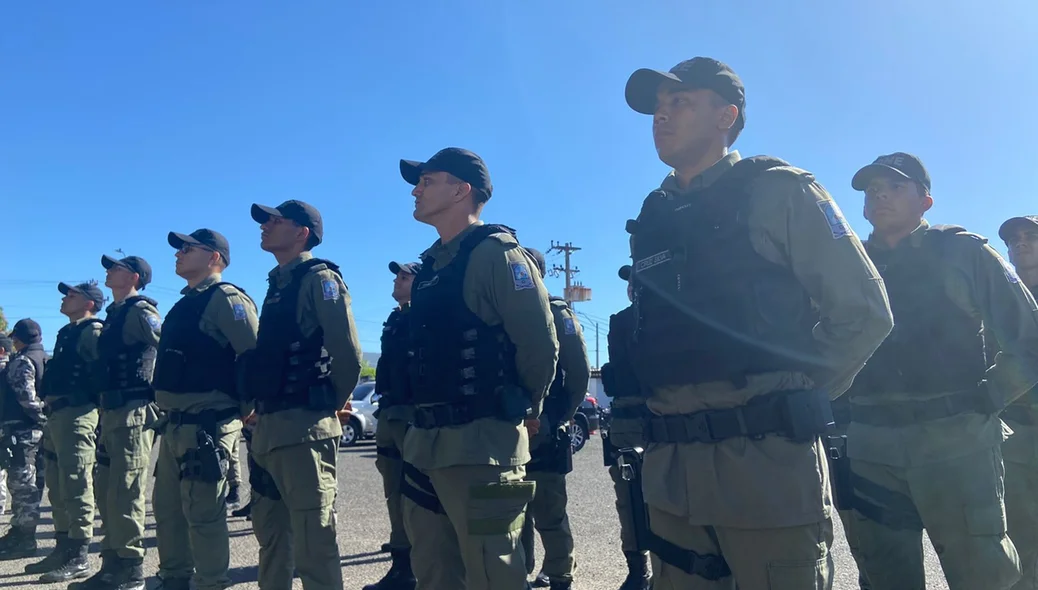Policiais militares aptos para atuar no Batalhão de Rondas Ostensivas de Natureza Especial (BProne)