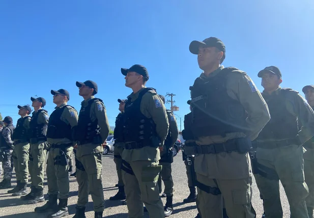 Policiais militares aptos para atuar no Batalhão de Rondas Ostensivas de Natureza Especial (BProne)