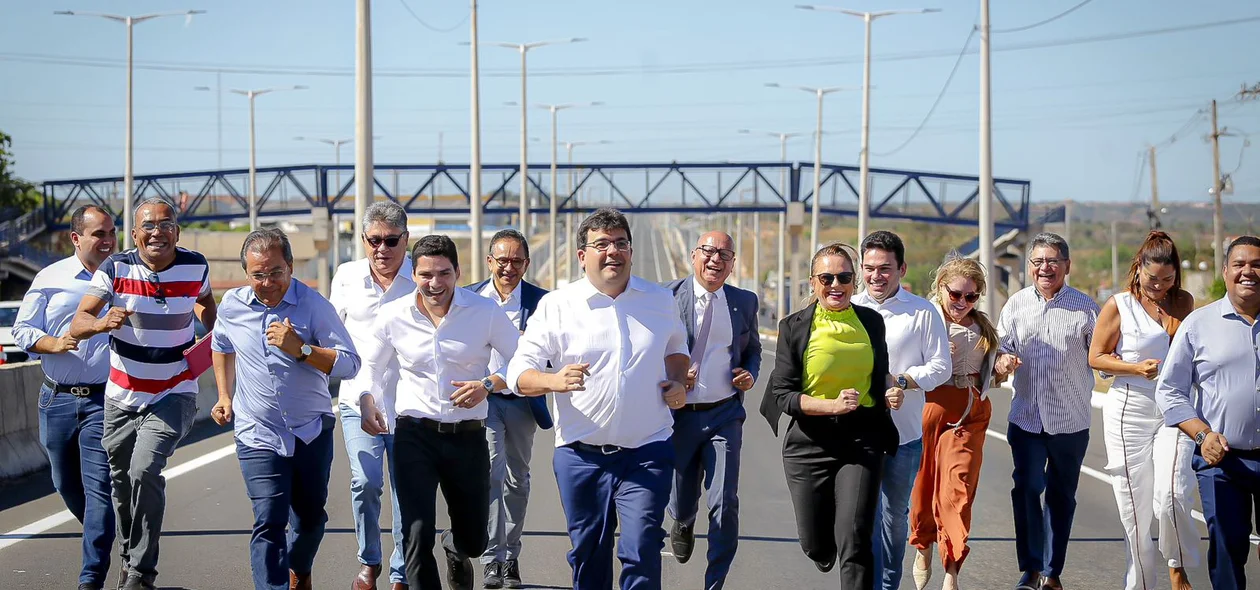 Políticos na duplicação da BR 316