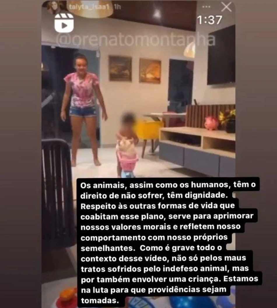 Postagem feita nos stories do delegado do DRACO