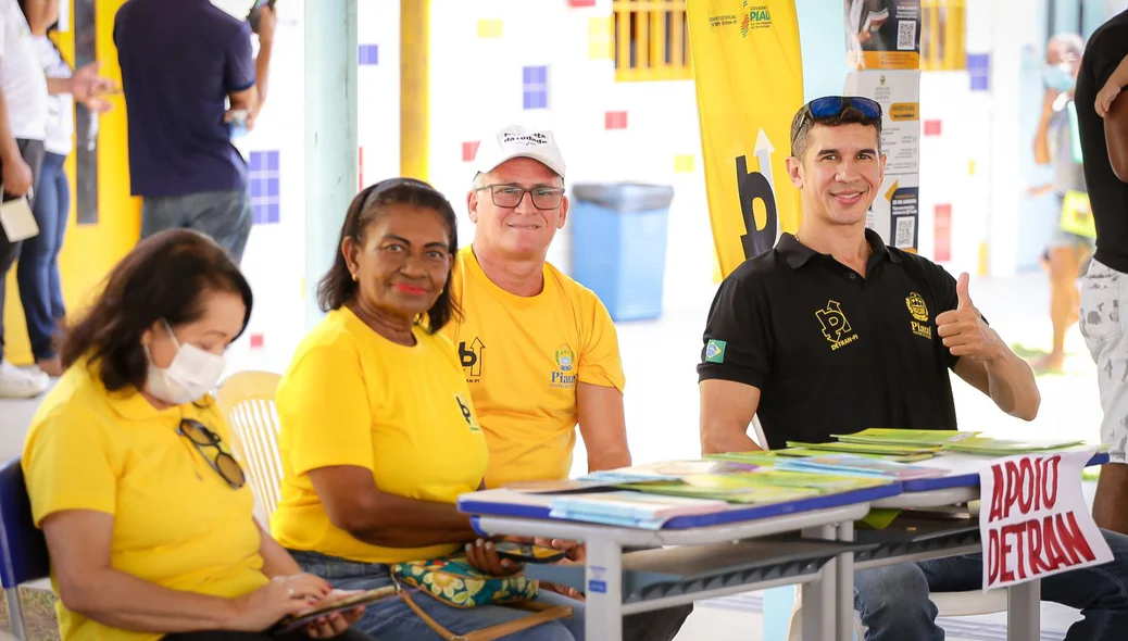 Posto do Detran no evento Câmara em ação