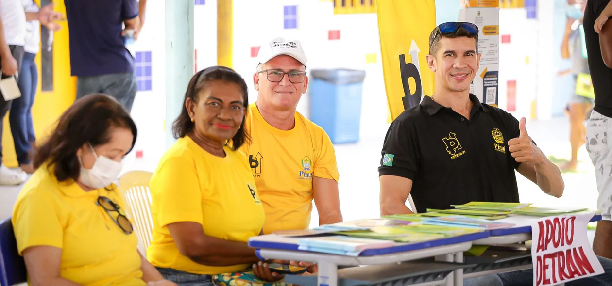 Posto do Detran no evento Câmara em ação