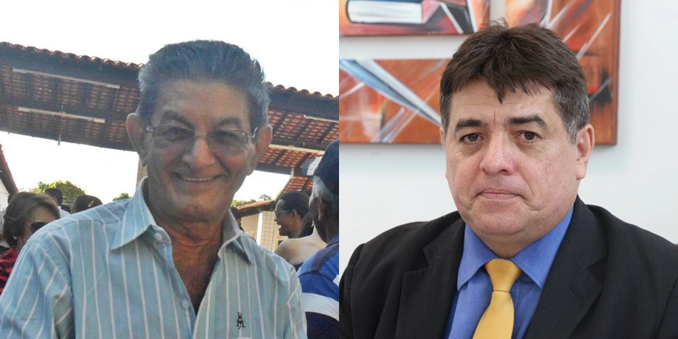 Prefeito Elói Pereira e seu filho, o promotor Elói Júnior