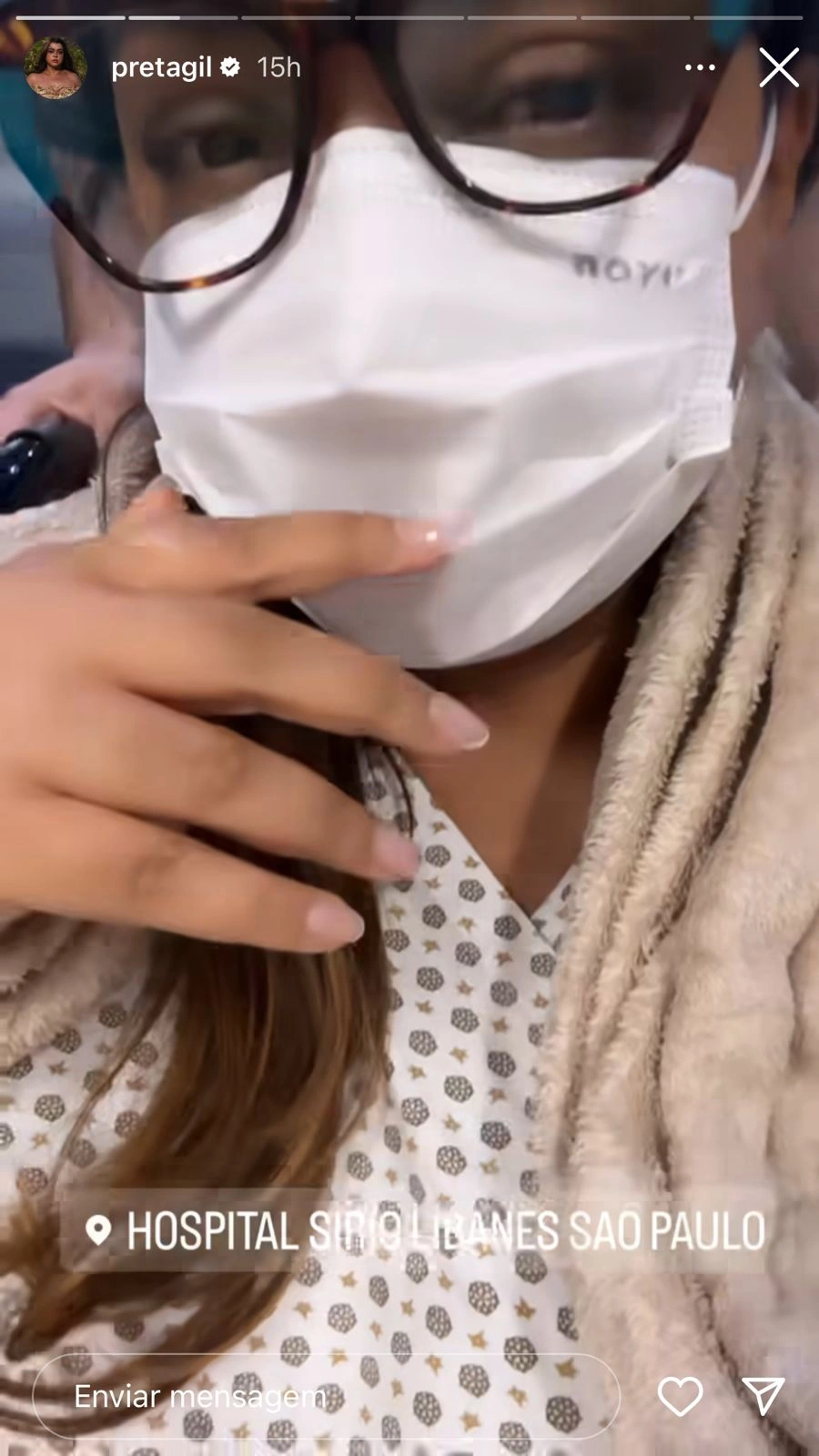 Preta Gil divulgou a informação por meio de seu perfil no Instagram