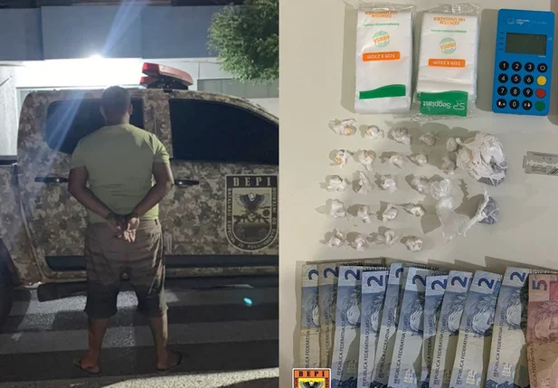 Prisão de traficante em Picos