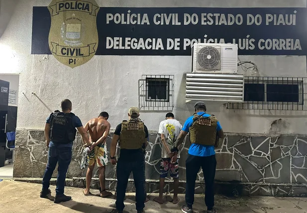 Prisões efetuadas em Luís Correia
