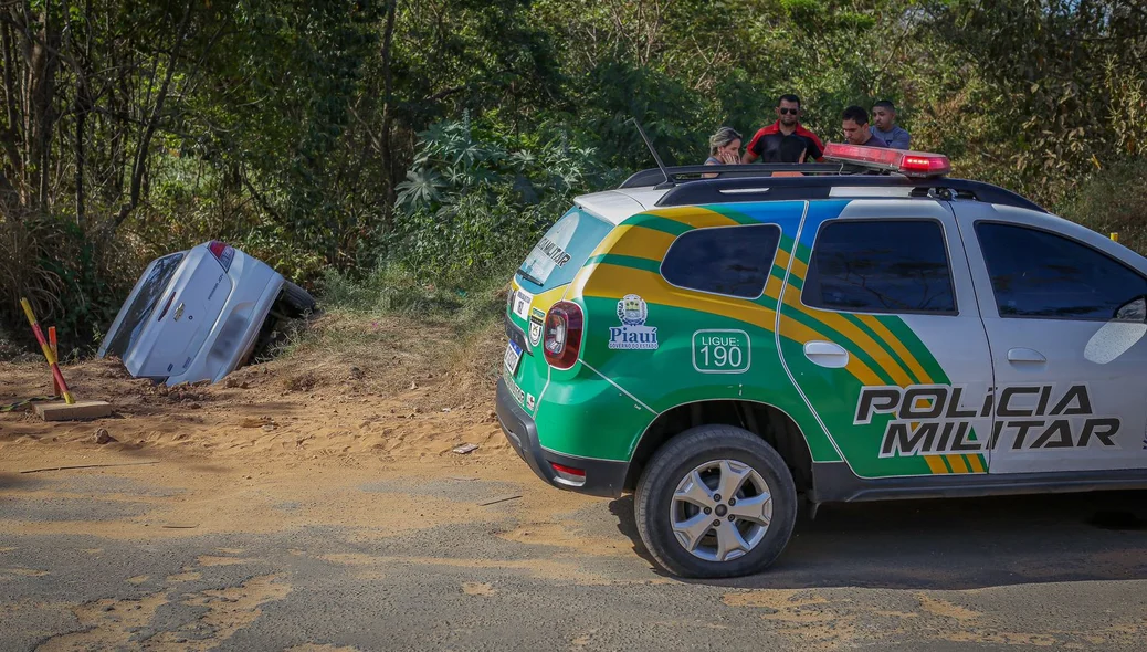 Quando a PM chegou, o SAMU atendeu as vítimas