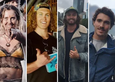 Quatro surfistas australianos foram resgatados após ficarem 36h desaparecidos no mar da Indonésia