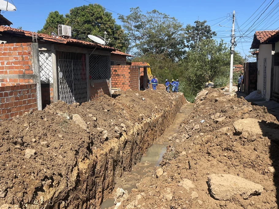 Saad Sul inicia obras na zona sul de Teresina - Vila Mariana