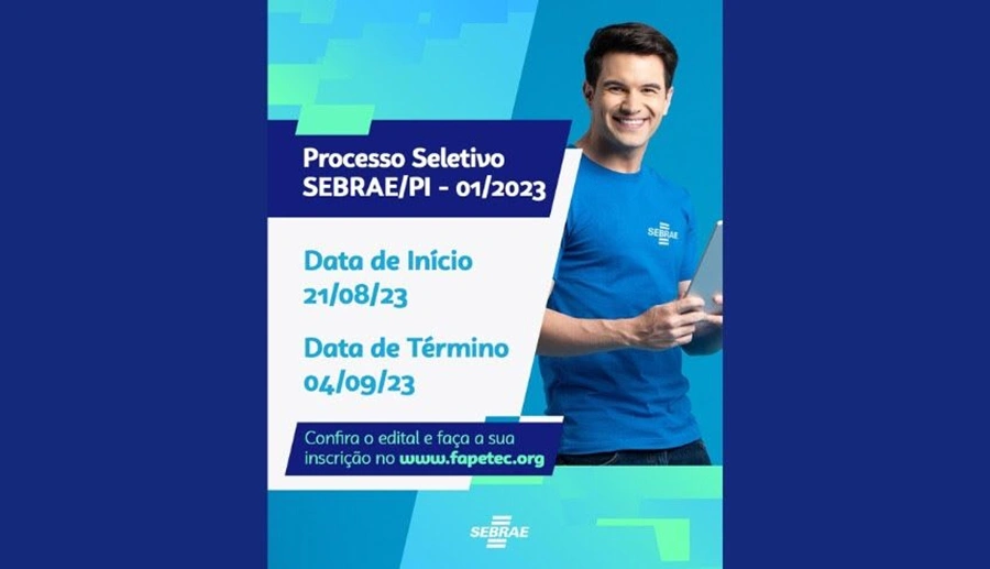 Sebrae abre processo seletivo para o cargo de analista técnico no Piauí