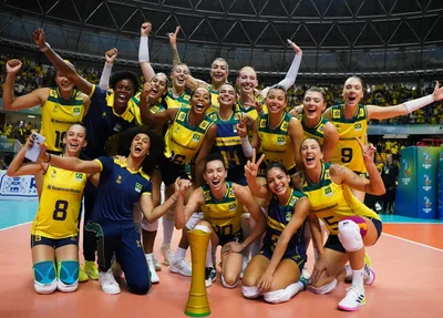 Seleção brasileira de vôlei vence última partida no Sul-Americano