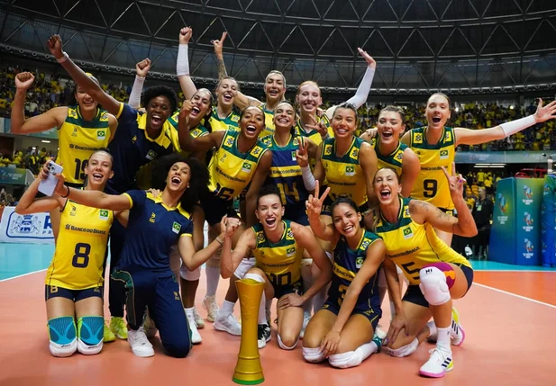Seleção brasileira de vôlei vence última partida no Sul-Americano