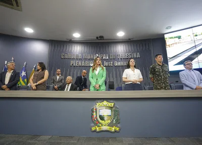 Sessão solene da Câmara Municipal de Teresina