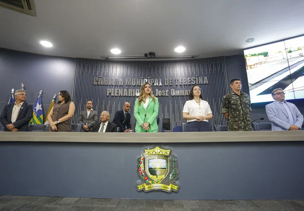 Sessão solene da Câmara Municipal de Teresina