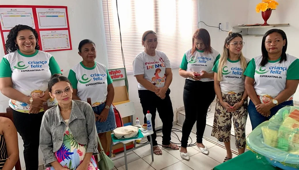 Uma roda de conversa foi organizada