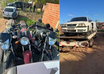 Veículos apreendidos na Invasão Lindalma Soares