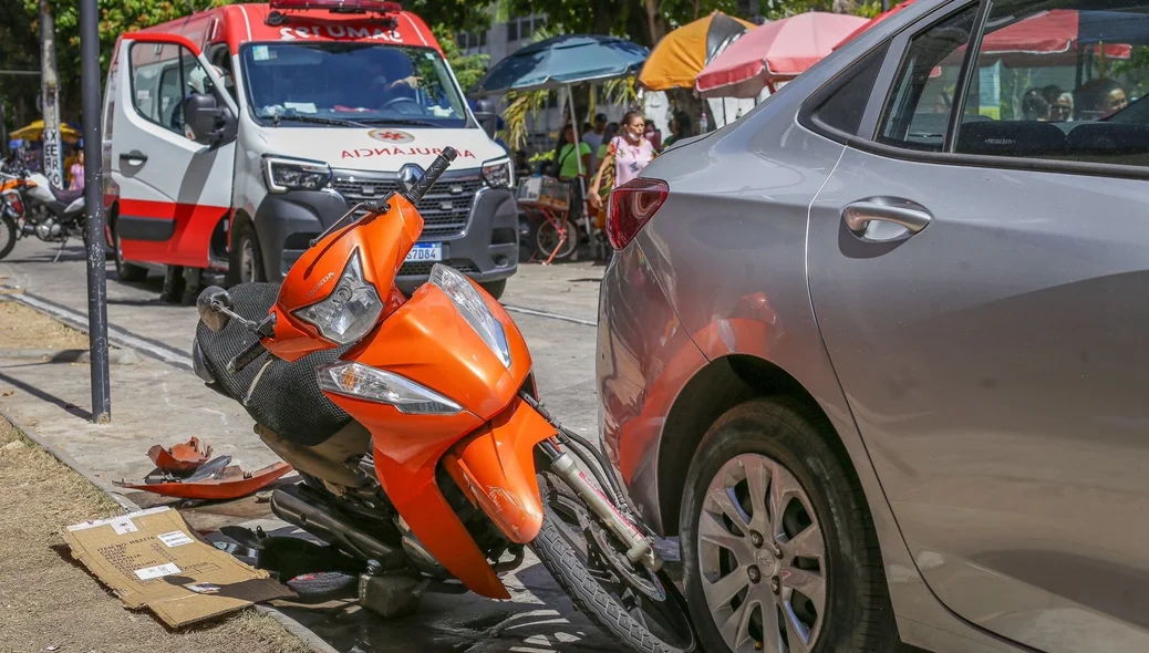 Vítima estava em uma motocicleta