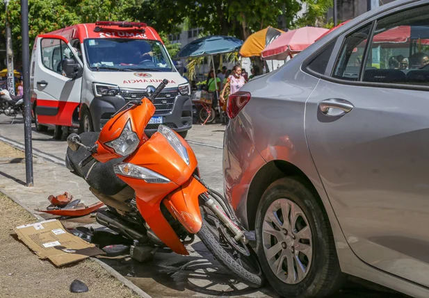 Vítima estava em uma motocicleta