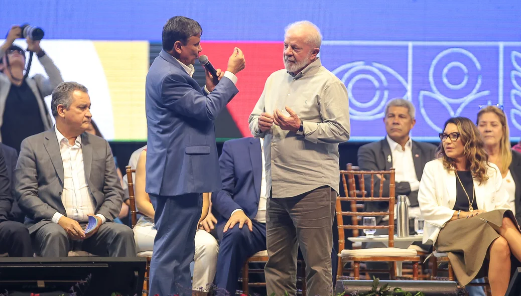 Wellington Dias e Lula