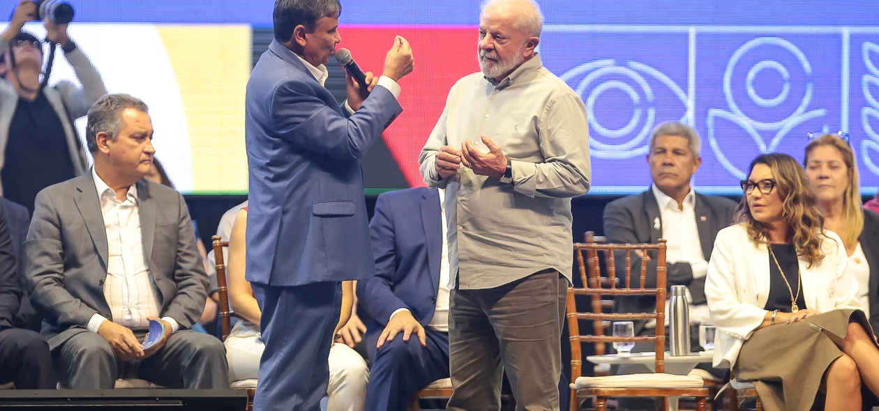 Wellington Dias e Lula