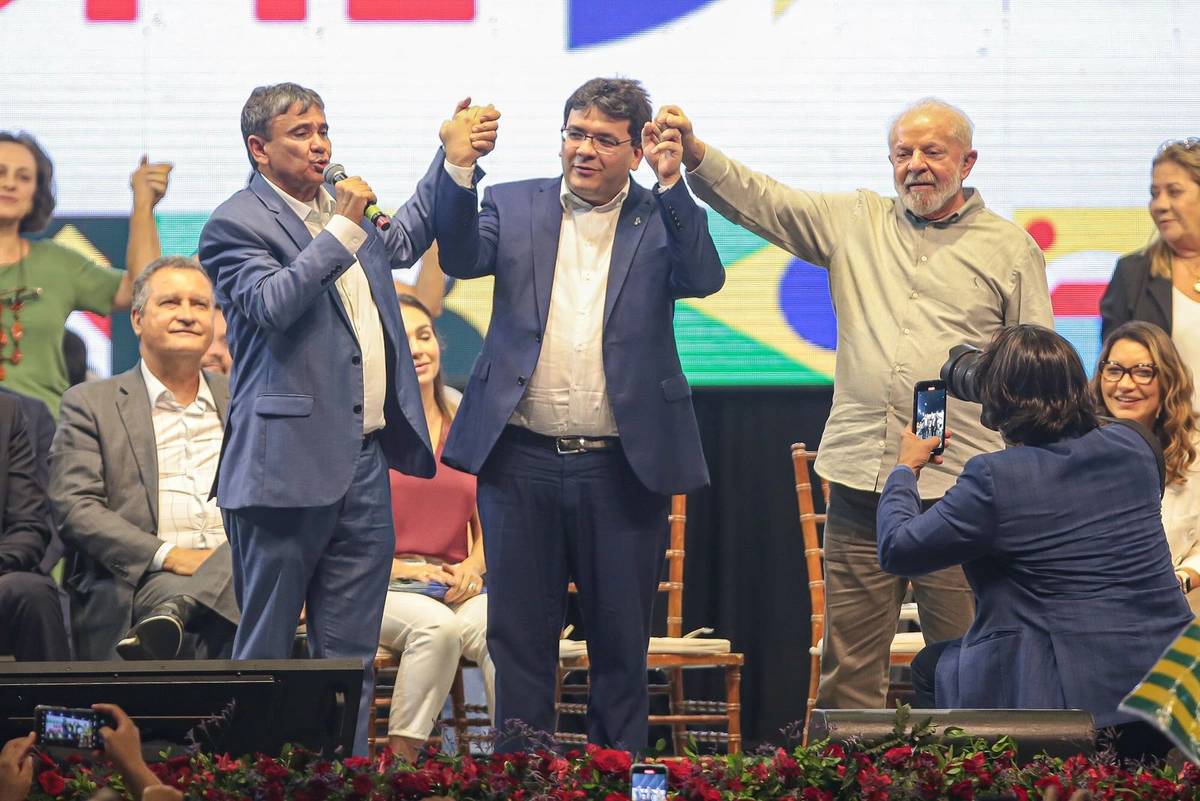 Wellington Dias, Rafael Fonteles e Lula fortalecem aliança durante evento em Teresina