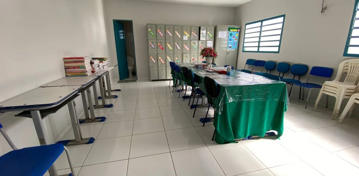 A escola municipal agora conta com um espaço amplo