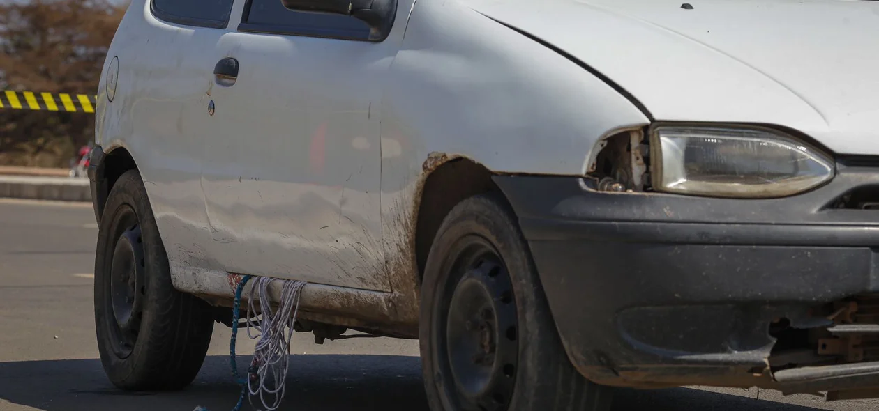 A PM verificou que a restrição de roubo do carro é datada em março de 2023