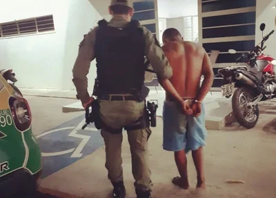 Acusado de violência doméstica tentou fugir pulando muro das casas
