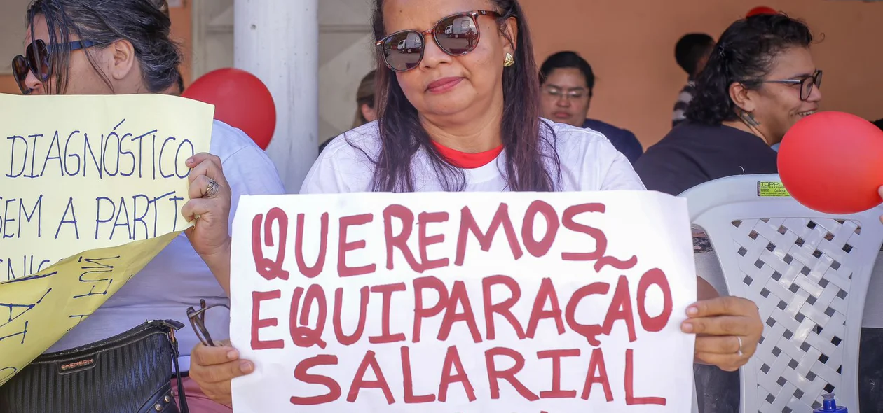 Agentes de saúde pedem equiparação salarial