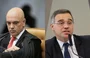 Alexandre de Moraes e André Mendonça
