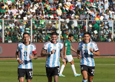 Argentina vence Bolívia por 3 a 0 na 2ª rodada das Eliminatórias